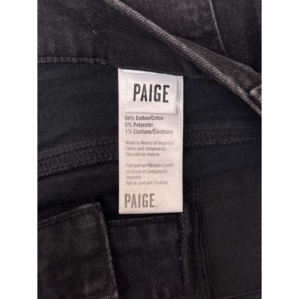 Paige Anessa Jeans 25 Maternity Womens High Rise Wide Leg Black Wash - Picture 7 of 9